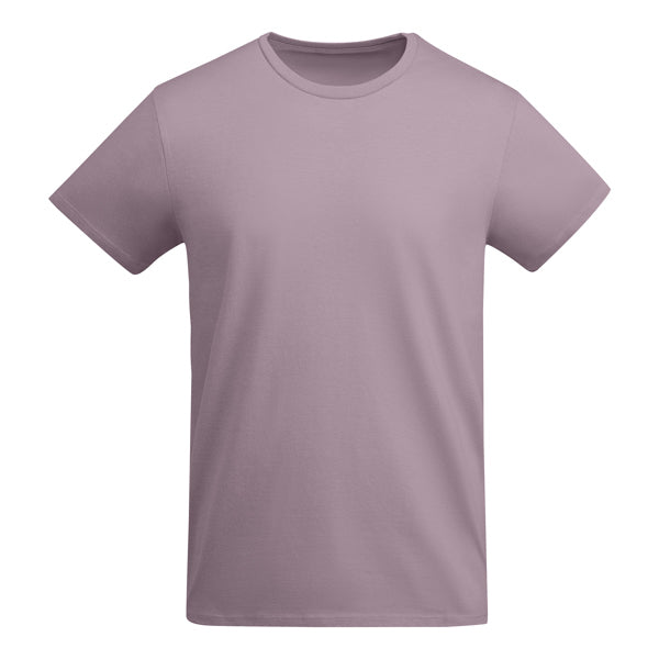 Roly Breda men's T-shirt in lavender, ready for logo printing or embroidery