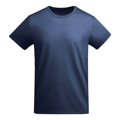 Roly Breda men's T-shirt in navy blue, ready for logo printing or embroidery