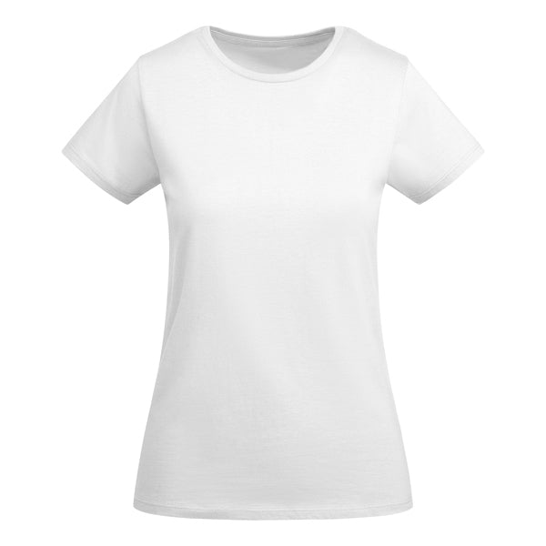 Roly Breda Woman women's T-shirt in white, ready for logo printing or embroidery