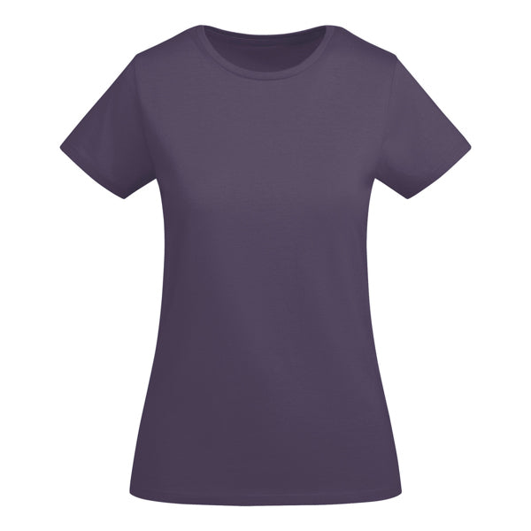 Roly Breda Woman women's T-shirt in lilac, ready for logo printing or embroidery