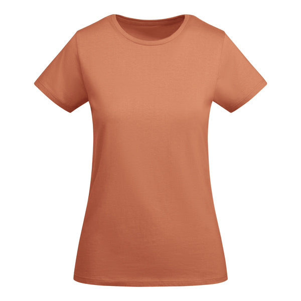 Roly Breda Woman women's T-shirt in greek orange, ready for logo printing or embroidery
