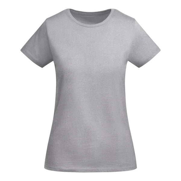 Roly Breda Woman women's T-shirt in heather grey, ready for logo printing or embroidery