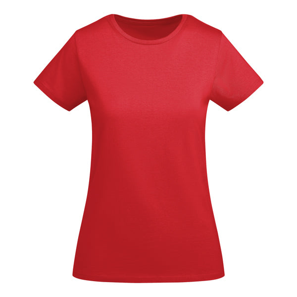 Roly Breda Woman women's T-shirt in red, ready for logo printing or embroidery