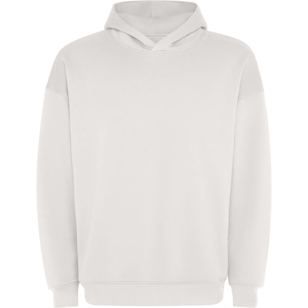 Roly Otto unisex hoodie in vintage white, ready for logo printing or embroidery