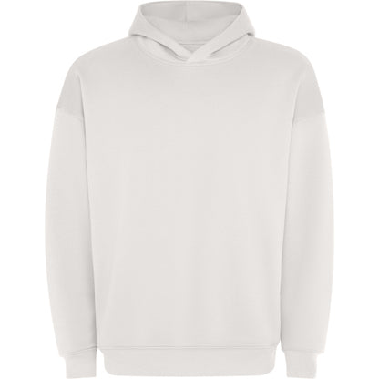 Roly Otto unisex hoodie in vintage white, ready for logo printing or embroidery