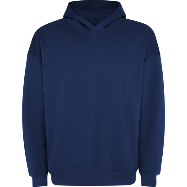 Roly Otto unisex hoodie in navy blue, ready for logo printing or embroidery