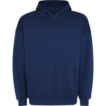 Roly Otto unisex hoodie in navy blue, ready for logo printing or embroidery
