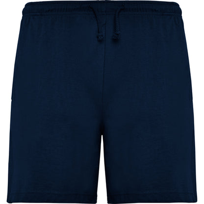 Roly Sport men's shorts in navy blue, ready for logo printing or embroidery