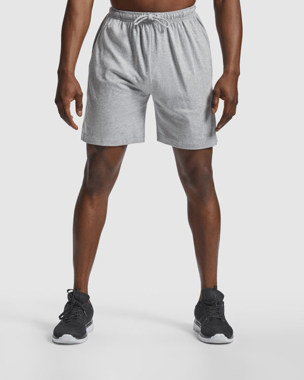 Roly Sport men's shorts in black, alternative view, ready for logo printing or embroidery