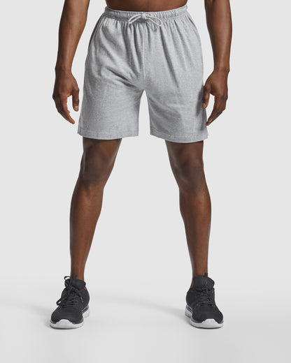 Roly Sport men's shorts in black, alternative view, ready for logo printing or embroidery