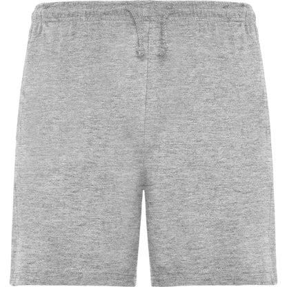 Roly Sport men's shorts in heather grey, ready for logo printing or embroidery
