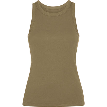 Roly Dribe women's T-shirt in dark army green, ready for logo printing or embroidery