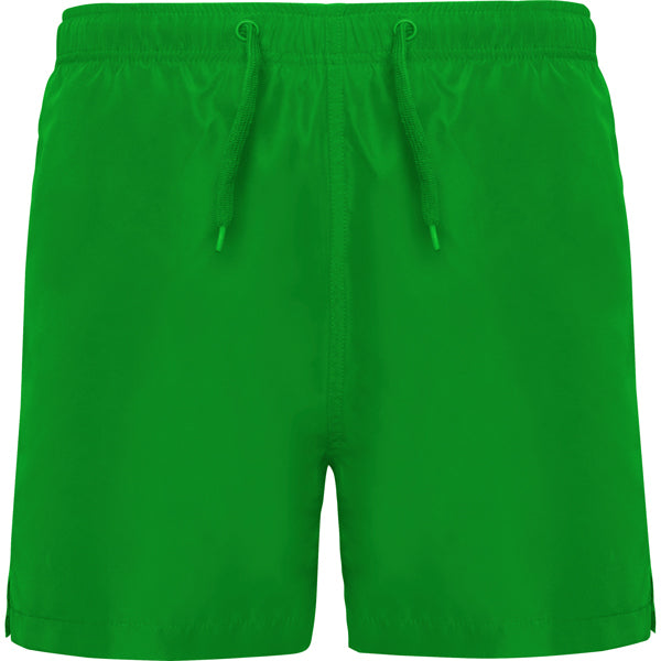Roly Aqua men's swim shorts in fern green, ready for logo printing or embroidery