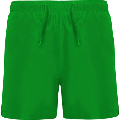 Roly Aqua men's swim shorts in fern green, ready for logo printing or embroidery