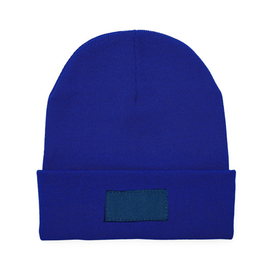 Stamina Bulnes acrylic beanie in royal blue, ready for logo printing