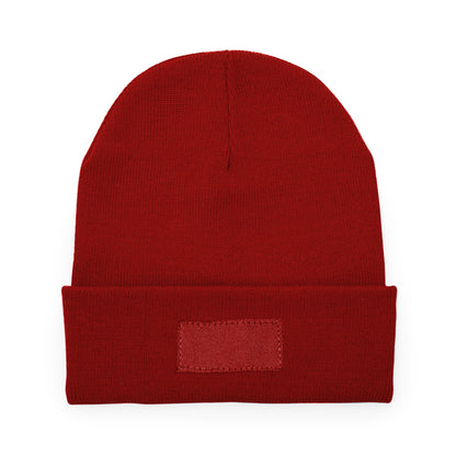 Stamina Bulnes acrylic beanie in red, ready for logo printing