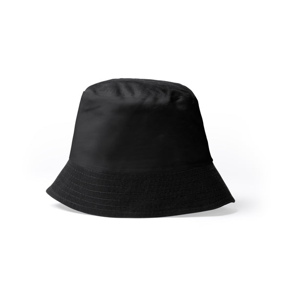 Stamina Bobin cotton bucket bob hat in black, ready for logo printing