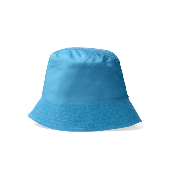 Stamina Bobin cotton bucket bob hat in light royal, ready for logo printing