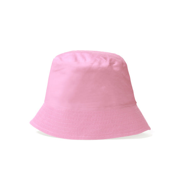 Stamina Bobin cotton bucket bob hat in light pink, ready for logo printing