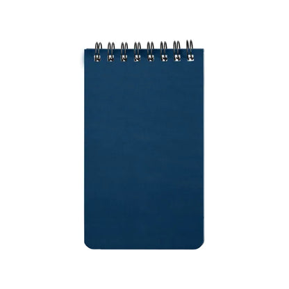 Atlas Essentials Stone Paper Spiral Notepad promotional notebook in navy blue printed with your company logo