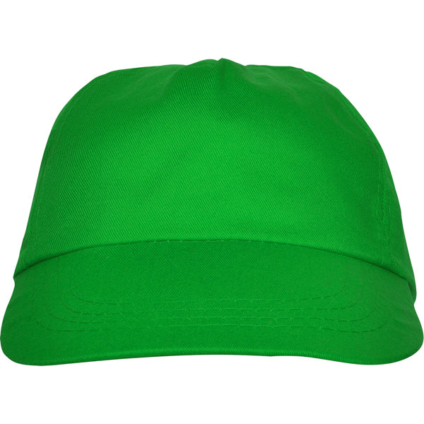 Stamina Basica polyester / cotton cap in fern green, ready for logo printing