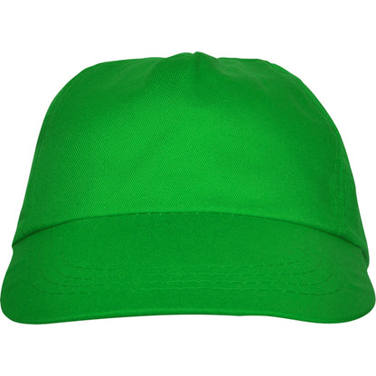 Stamina Basica polyester / cotton cap in fern green, ready for logo printing