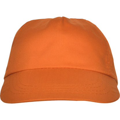 Stamina Basica polyester / cotton cap in orange, ready for logo printing