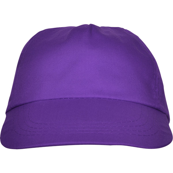 Stamina Basica polyester / cotton cap in mauve, ready for logo printing