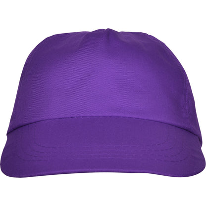 Stamina Basica polyester / cotton cap in mauve, ready for logo printing