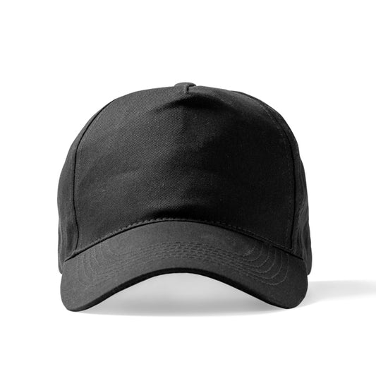Stamina Fides recycled cotton cap in black, ready for logo printing