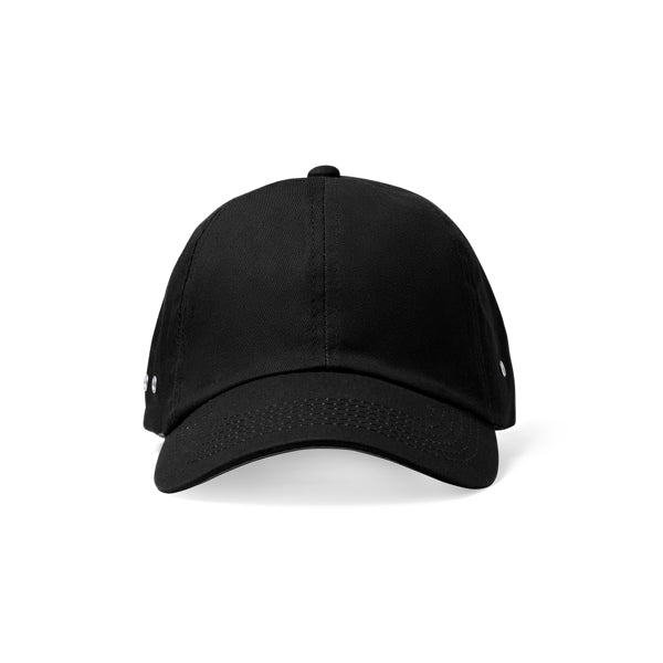Stamina Terra cotton cap in black, ready for logo printing
