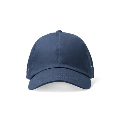 Stamina Terra cotton cap in denim blue, ready for logo printing