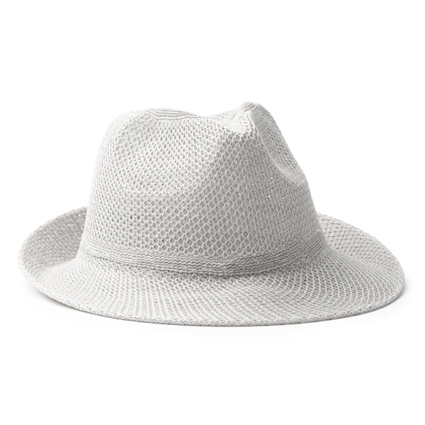 Stamina Beloc polyester hat in white, ready for logo printing