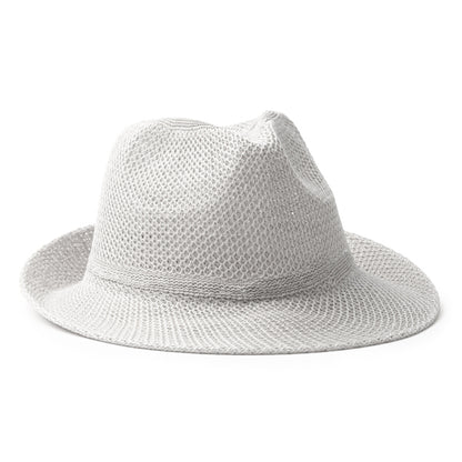 Stamina Beloc polyester hat in white, ready for logo printing