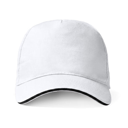 Stamina Eris cotton cap in white, ready for logo printing