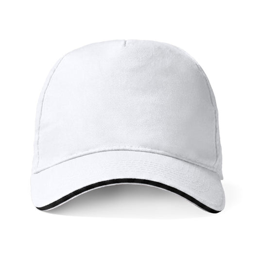 Stamina Eris cotton cap in white, ready for logo printing