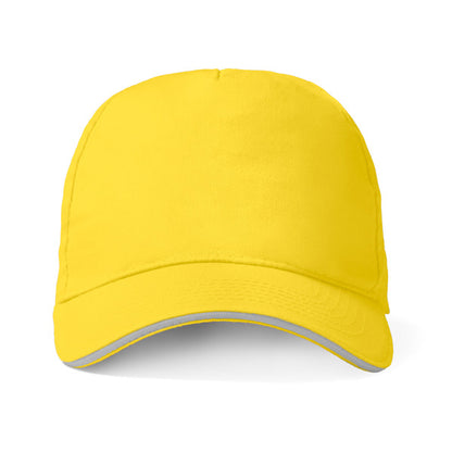 Stamina Eris cotton cap in yellow, ready for logo printing