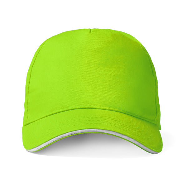 Stamina Eris cotton cap in oasis green, ready for logo printing