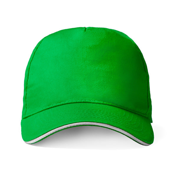 Stamina Eris cotton cap in fern green, ready for logo printing