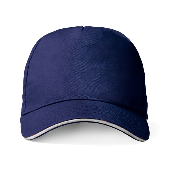 Stamina Eris cotton cap in navy blue, ready for logo printing