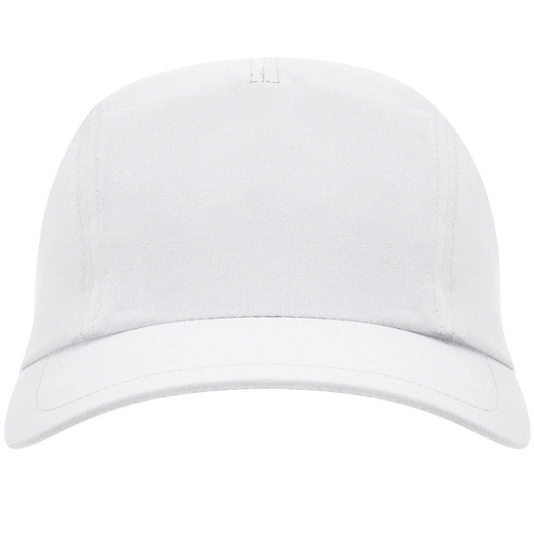 Stamina Mercury polyester / elastane cap in white, ready for logo printing
