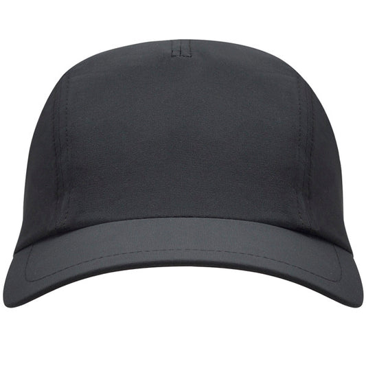 Stamina Mercury polyester / elastane cap in black, ready for logo printing