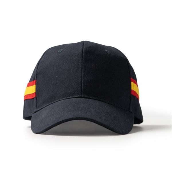 Stamina Iberis combed cotton cap in navy blue, ready for logo printing