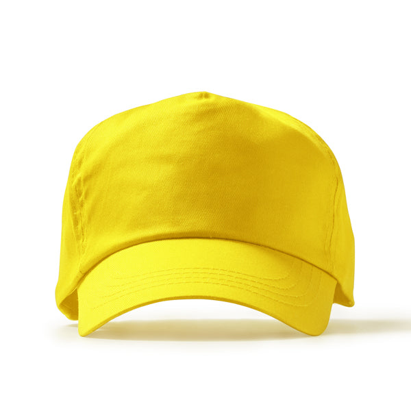 Stamina Freya cotton cap in yellow, ready for logo printing