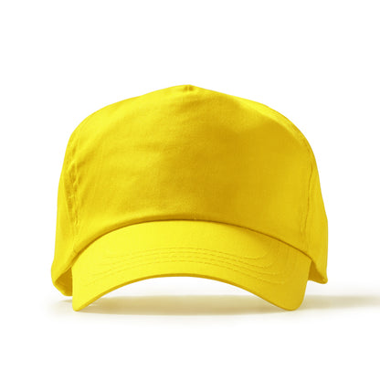 Stamina Freya cotton cap in yellow, ready for logo printing