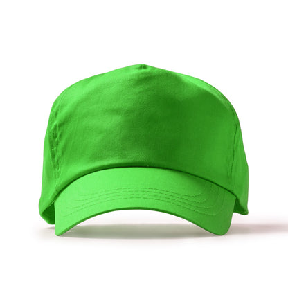 Stamina Freya cotton cap in fern green, ready for logo printing