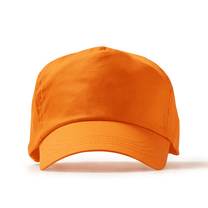 Stamina Freya cotton cap in orange, ready for logo printing