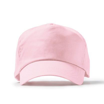 Stamina Freya cotton cap in light pink, ready for logo printing