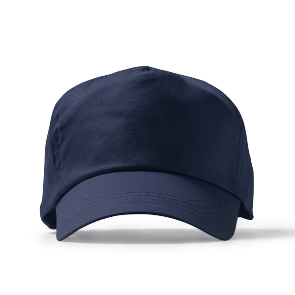 Stamina Freya cotton cap in navy blue, ready for logo printing