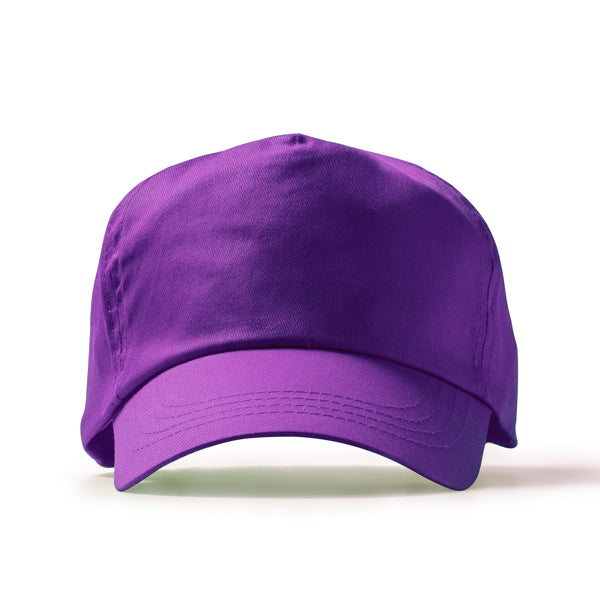 Stamina Freya cotton cap in purple, ready for logo printing
